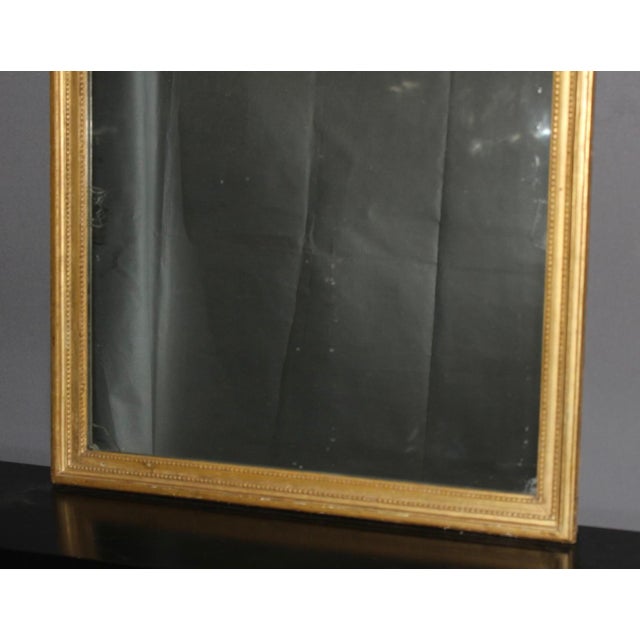 Louis XVI Mirror in Giltwood, 1700s For Sale - Image 3 of 11