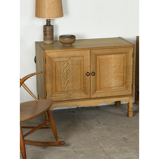 Mid-Century Danish Oak Cabinets by Henning Kjaernulf, 1960s, Set of 2 For Sale - Image 4 of 8
