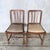 Vintage Oak Dining Chairs with Turned Legs, 1950s, Set of 2 For Sale - Image 6 of 11