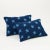 Contemporary Schumacher Star Epingle Lumbar Pillow in Blue For Sale - Image 3 of 5
