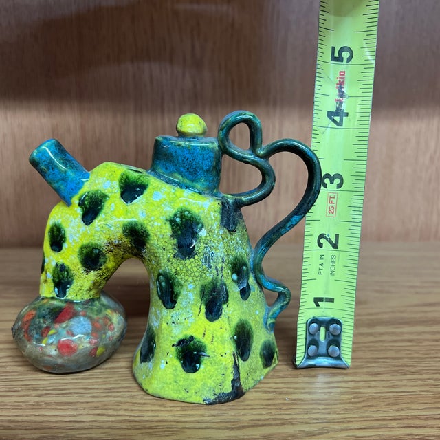 Abstract Ceramic Vase in the Style of George Ohr For Sale - Image 3 of 7