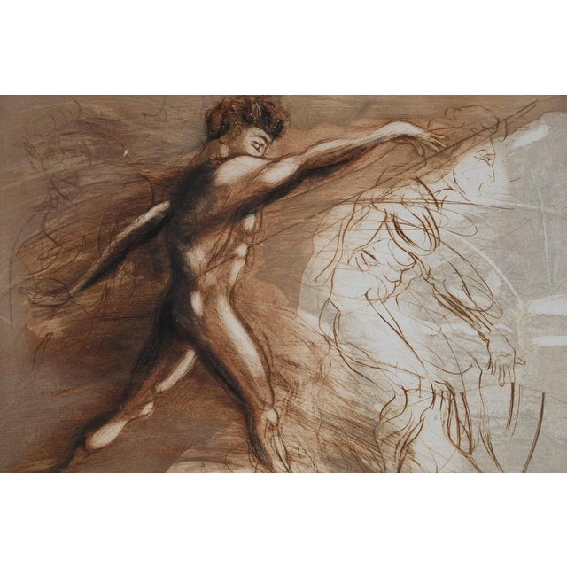 Jean-Marie Guiny, Lanceur de javelot, Etching For Sale - Image 6 of 10