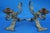 Metal 19th Century Art Nouveau Wrought Iron Candelabra with Dragons from A. Mazzucotelli School, Italy, 1920s, Set of 2 For Sale - Image 7 of 18
