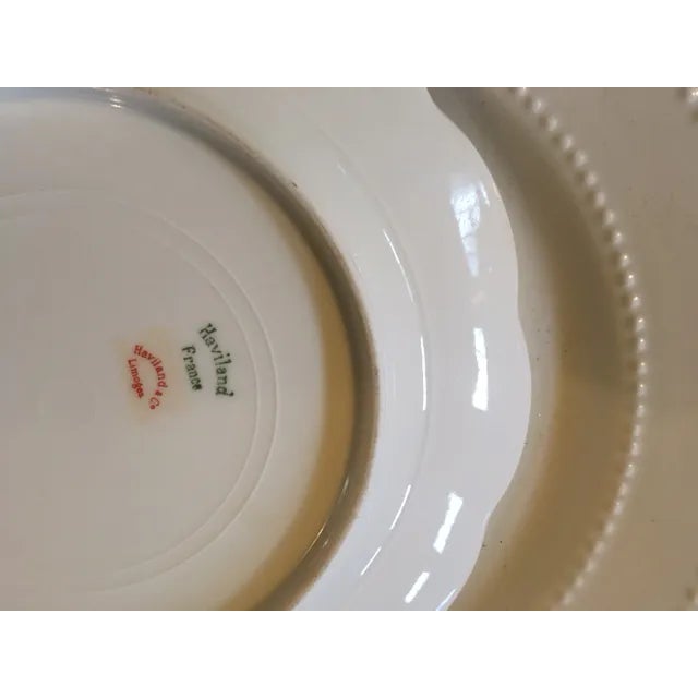 Limoges, France Limoges Floral China Mix & Match Plates on Chargers - 4 Piece Set For Sale - Image 4 of 10