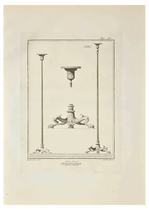 Giacomo Casanova, Ancient Roman Decorations, Etching, 18th Century