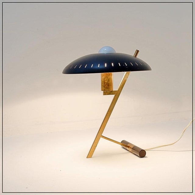 Metal Desk Lamp by Louis Kalff for Philips, 1950s For Sale - Image 7 of 16
