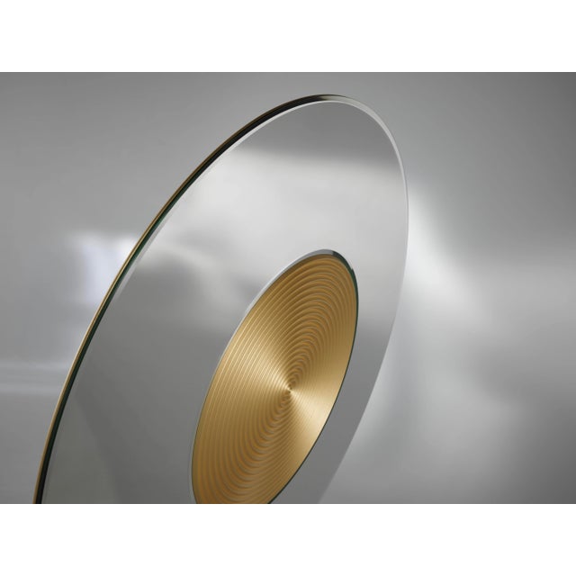 Contemporary Gong Mirror by Carlo Cumini for ALBEDO, 2019 For Sale - Image 3 of 5