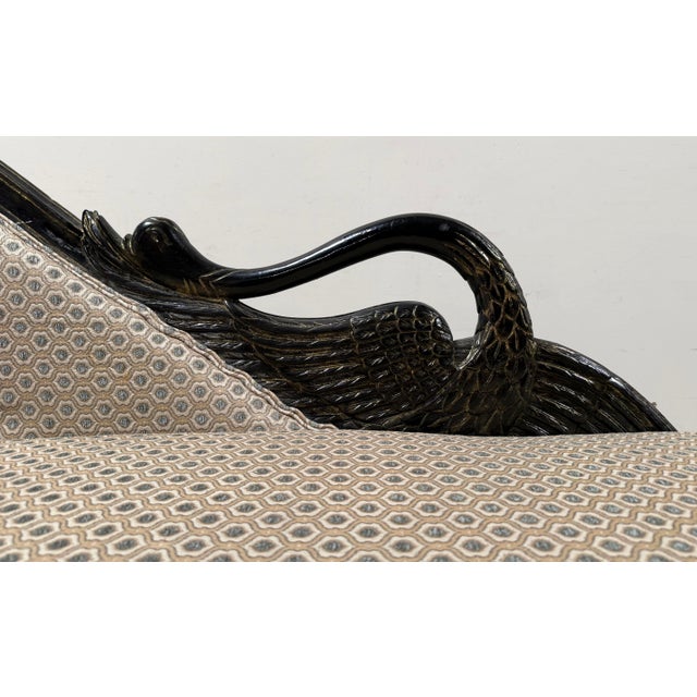 Early 20th Century Early 20th Century French Empire Style Swan-Back Recamier (Fainting Couch) For Sale - Image 5 of 5