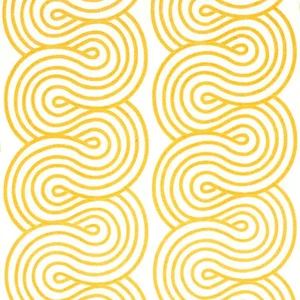 Schumacher Giraldi Embroidery Fabric in Gold