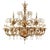 Glass Dark Amber Pagliesco Lively Curls Murano Glass Chandelier by Simoeng for Simoeng For Sale - Image 7 of 7