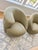 1960s 1960s Pair of Swiveling "Nautilus" Chairs by Vladimir Kagan Weiman in Original Fabric Ready for Reupholstery For Sale - Image 5 of 7