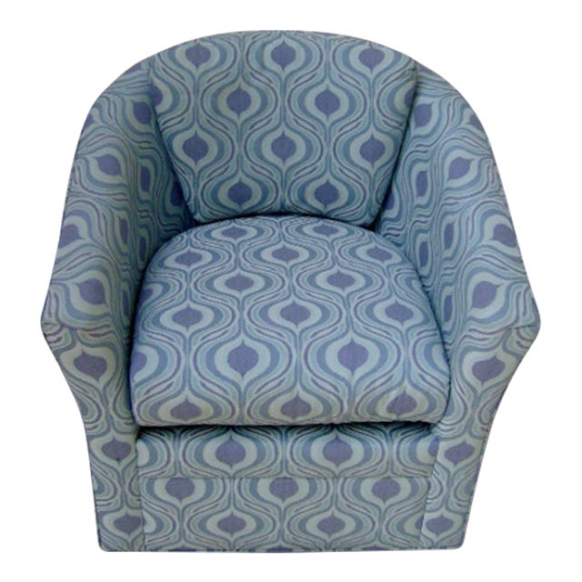 1970s Swivel Club Accent Chair by Younger Furniture Company Chairish