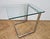 Mid-Century Modern Mid-Century Cantilevered Glass & Chrome Side Coffee Table Gebra, 1980s For Sale - Image 3 of 17