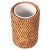 2020s Artifacts Rattan Round Tumbler with Ceramic Insert, Honey Brown For Sale - Image 5 of 5
