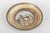 Knud Kyhn for Royal Copenhagen, stoneware dish. Round stoneware dish, model 21214, decorated in relief with a deer in a...