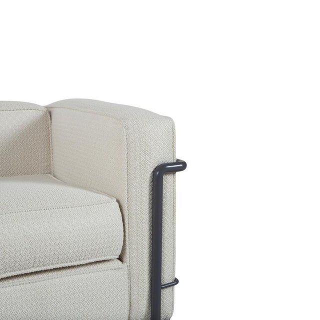 Cassina LC 2 Two-Seater Sofa by Le Corbusier for Cassina For Sale - Image 4 of 11