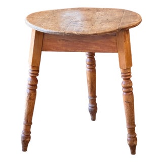 19th Century Pine Cricket Table For Sale
