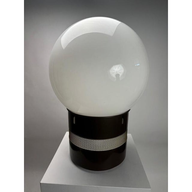 Mezzo Oracle Table Lamp in Brass, Metal, and Glass by Gae Aulenti for Artemide, Italy, 1969 For Sale - Image 10 of 12