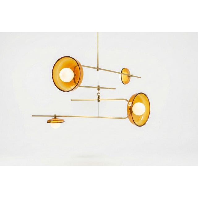 Contemporary Glass Pendant 032 by Naama Hofman For Sale - Image 3 of 12