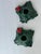 1970s Lefton (Japan) Green Holly Candle Holders For Sale - Image 4 of 5