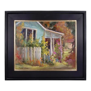 Howard Carr "Garden Colors" American Oil Painting on Canvas