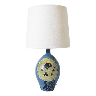 Ceramic Lamp from Simonot, 1940s For Sale