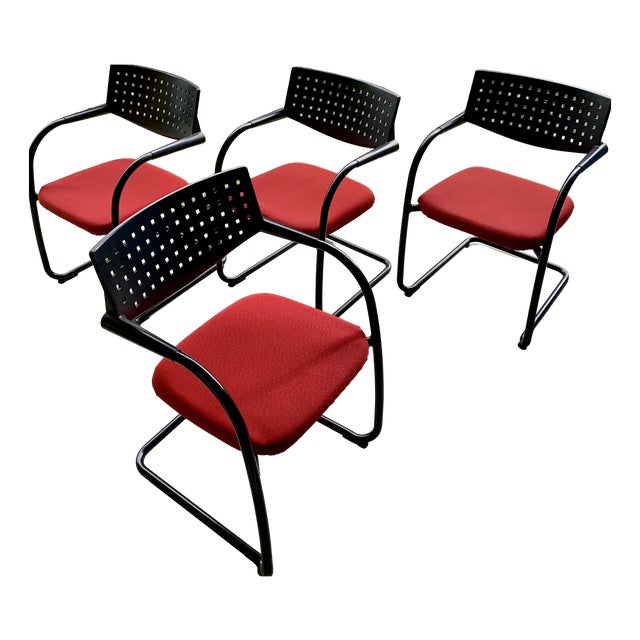 Visavis Chairs by Antonio Citterio for Vitra, 2000s, Set of 4 For Sale
