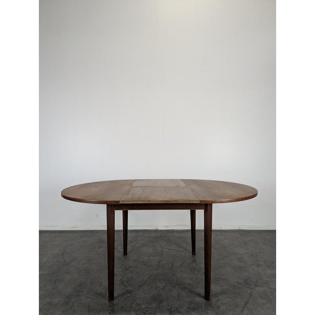 Scandinavian Teak Table with Extension For Sale - Image 5 of 7