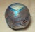 Glass Vintage Blown Spun Pulled Feather Studio Aurene Iridescent Art Glass Paperweight For Sale - Image 7 of 9