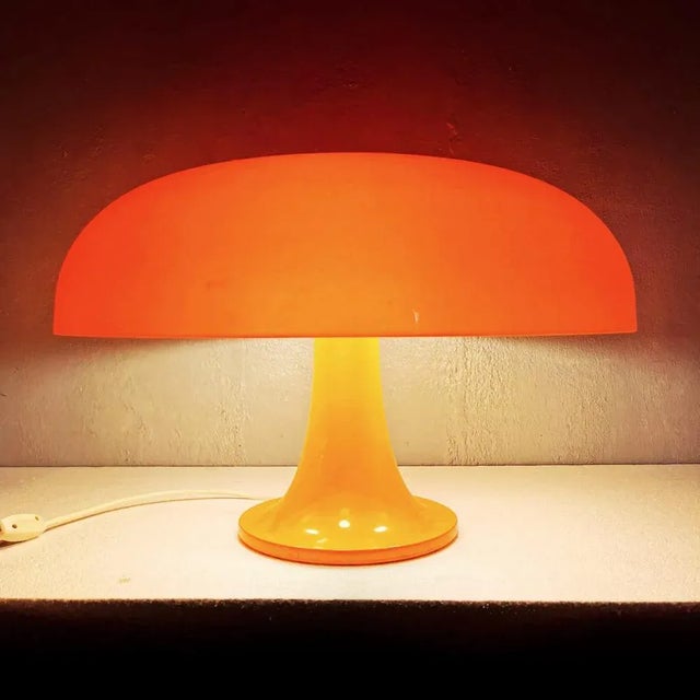 Orange Lamp by Giancarlo Mattioli & Architetti Città Nuova for Artemide, 1970s, in Flawless conditions. Designed 1970 to...