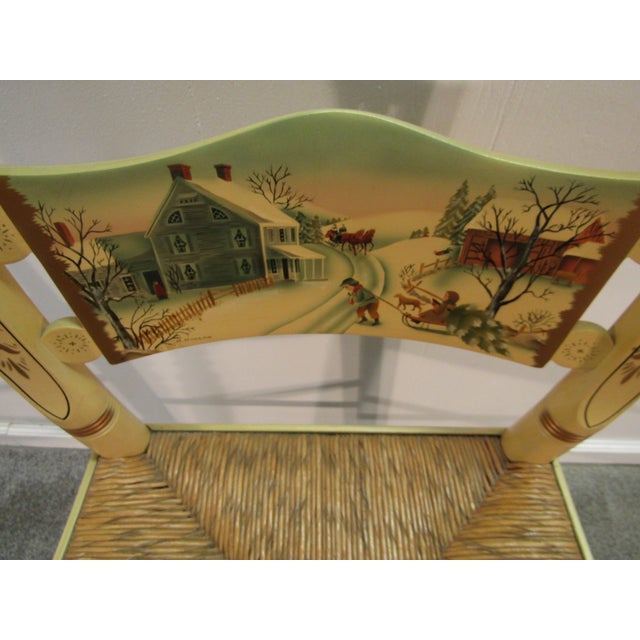 Hitchcock Limited Edition Christmas 1981 Chair For Sale - Image 6 of 7