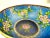 Vintage Chinese Cloisonné Bowl With Floral Motif and Imperial Blue Ground For Sale - Image 9 of 13