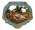 Antique Silver 800 Hand Painted Porcelain Powder Compact Shepherd Scene For Sale