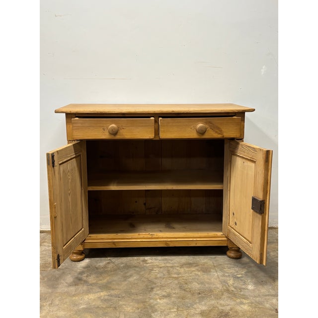 Rustic European 19th Century European Pine Sideboard Dresser Base For Sale - Image 3 of 7