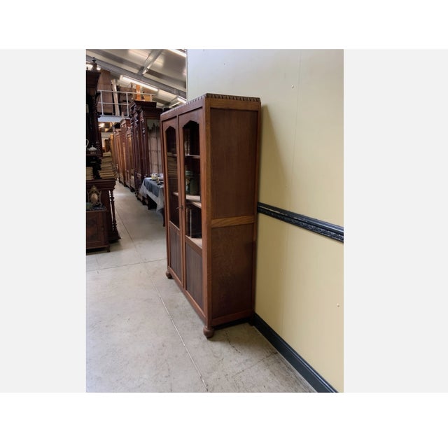 Antique Art Deco Bookcase, 1935 For Sale - Image 4 of 10