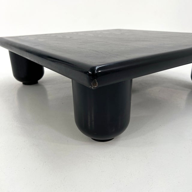 Black Blop Coffee Table by Carlo Bartoli for Rossi Di Albizzate, 1970s For Sale - Image 8 of 10