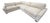 Rh Maxwell Left-Arm L-Sectional | Classic | Down | Perennials® Performance Textured Linen Weave – Dune For Sale