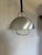Silver Up and Down Pendant in Brushed Metal, 1970s For Sale - Image 8 of 13