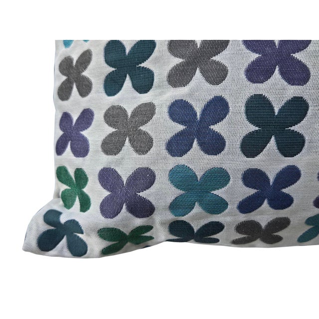 Vintage Quatrefoil by Alexander Girard Pillow Covers, a Pair For Sale - Image 9 of 9