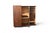 German Walnut "Desk in a Box" Home Office Cabinet, 1960s For Sale - Image 14 of 17