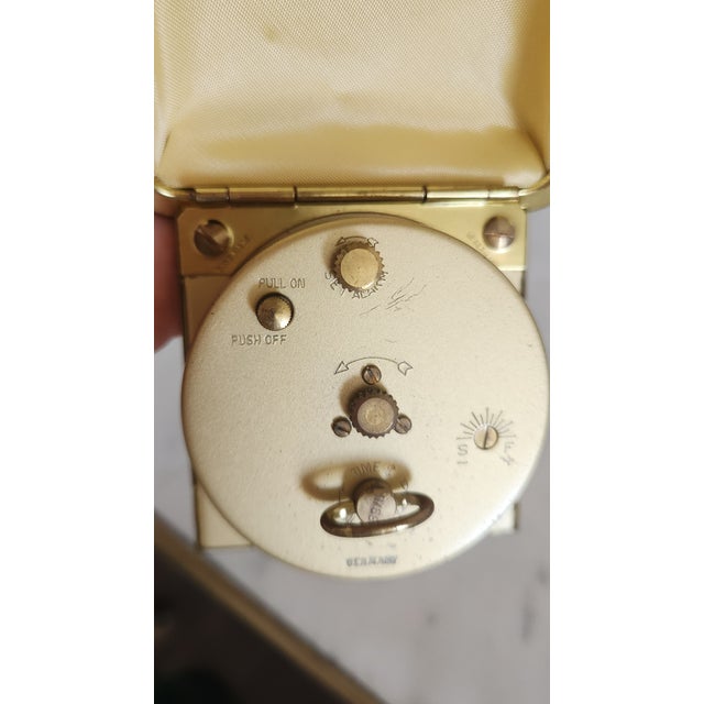 Mid 20th Century Seth Thomas German Mechanical Travel Alarm Clock in Folding Case For Sale - Image 15 of 15