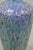 Mid-Century Modern Ceramic Pottery Glazed Feather Pulled Purple Blue Vase For Sale In Philadelphia - Image 6 of 11