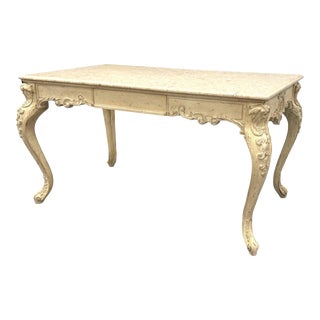 French Country Shabby Chic Writing Desk For Sale