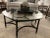 1970s Black & Glass Hexagon Coffee Table For Sale - Image 11 of 12