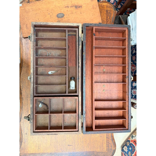 Abercrombie & Fitch Antique Abercrombie & Fitch Tackle Box For Sale - Image 4 of 9
