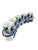 2020s Asian Moder Bat Trang Vietnam Ceramic Blue & White Dragon Shot Set Hand Painted in a Yin Yang Chinoiserie Motif - Set of 6 For Sale - Image 5 of 9