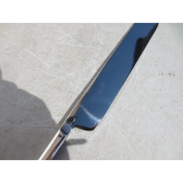 Calvin Klein Large Stainless Blade Roast Carving Knife Ellipse For Sale - Image 4 of 4
