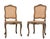 Louis XV Gilt and Green Painted Cane Side Chairs, 1880, Set of 2 For Sale - Image 14 of 14