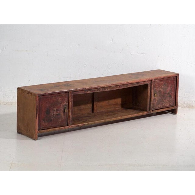 Antique Pine Low Gansu Sideboard from Amaru For Sale - Image 12 of 12