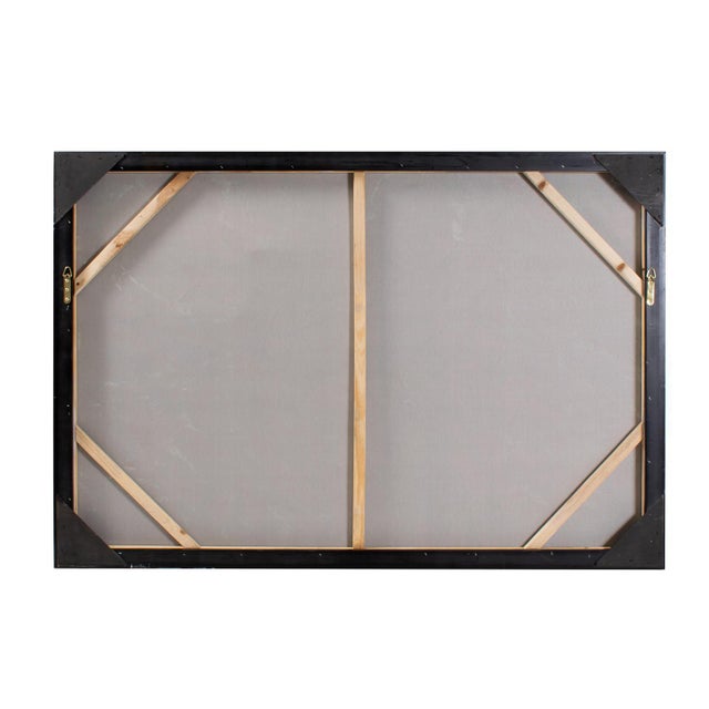 Textile Swing and a Home Run Original Painting For Sale - Image 7 of 7